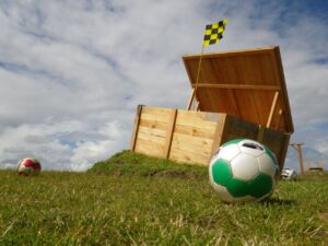 Fußballgolfanlage im Buhl Activity Park Wangermeer